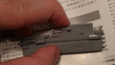 Unfortunately the only square rod stock I have is .60, so it had to be sanded down and the gap enlarged slightly. Putty will do the rest.
