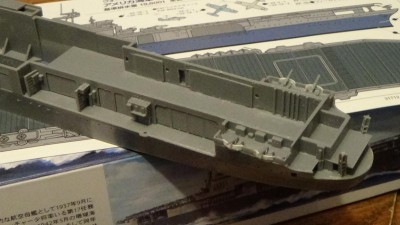 Port stern. Fit was quite good with a little coaxing, though sandpaper and a touch of filler may still be needed.