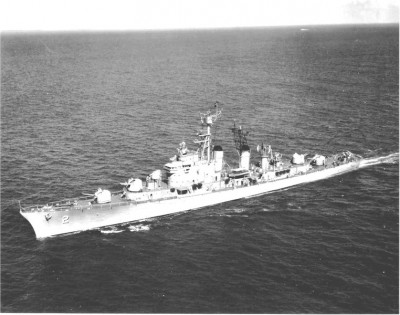 A view of the actual ship