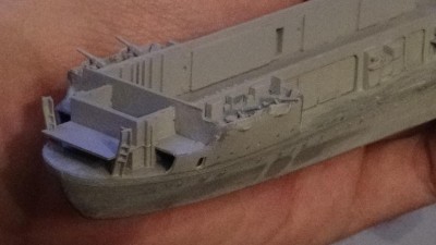 Port fantail, you can see where I'm trying to get a more even surface.