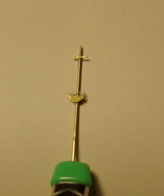 first attempt on a scratch built fore mast .