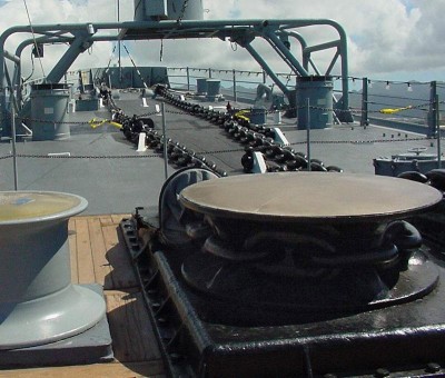 Vertical anchor windlass/wildcat
