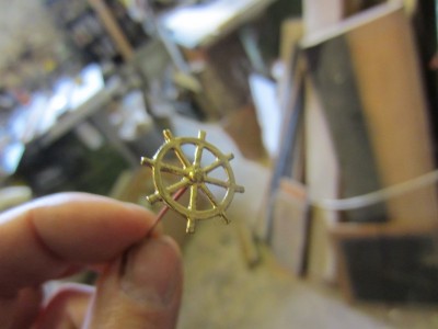 And finally finished in gold.