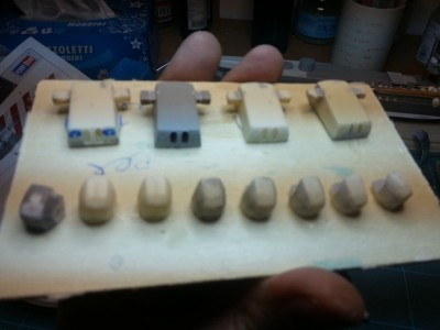 Gun turret and shields