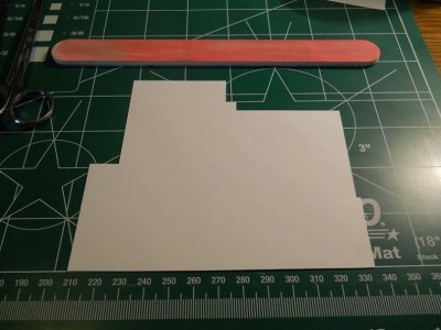 You will need some flat plastic card stock.