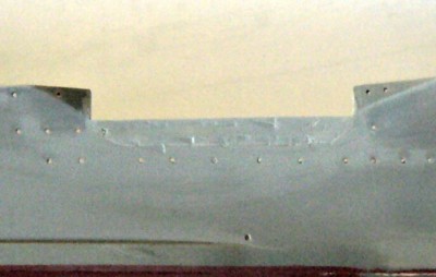 Sponson and everything removed starboard side