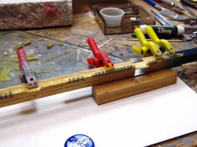 This is also the longest run of catwalks.  If I were to do it again, I think I would cut it in half to give more manageable sections to work on.