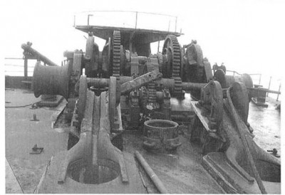 Japanese merchant  anchor  windlass - Motoyuki Iwashige WWII merchant Vol2 a.jpg