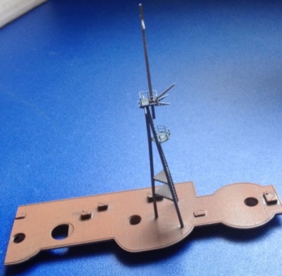 aft deck and main mast