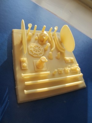 This is the first fittings casting out of the mould.