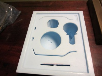 The second mould containing the balance of the fittings.