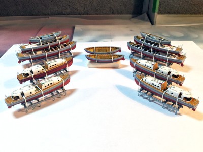 Arizona's boats with the Eduard boat set.