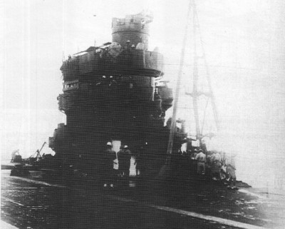 Shokaku after Coral Sea Battle, May 8, 1942