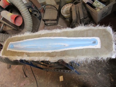 The mould removed from the plug.