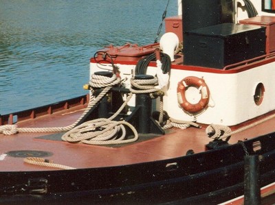 The real deal, on an Engineers' tug.