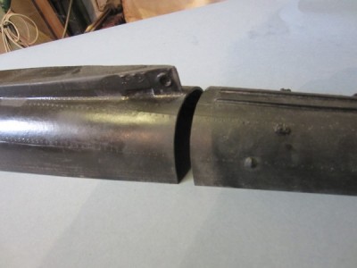 The cut dividing the forward upper hull.