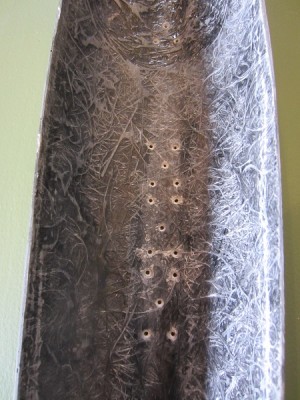 The holes were countersunk on the underside.