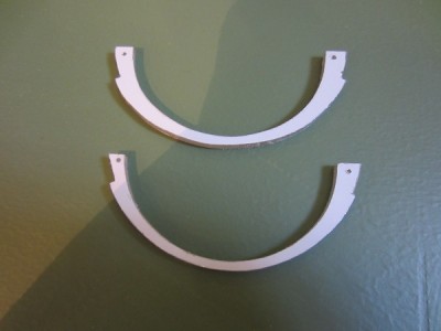 These two cradles will carry the WTC.
