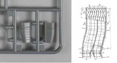 Fujimi 1-700 Chokai aft funnel.jpg