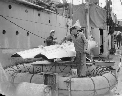 twin torpedo tubes