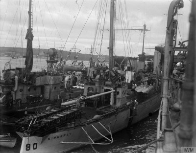 late war depth charge arrangments