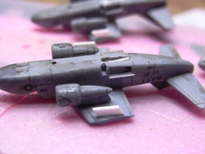 Also did scratch pylons from styrene