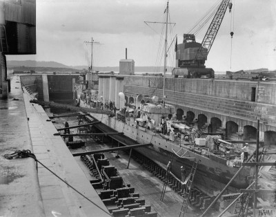USS Jenkins, Dry Dock stern