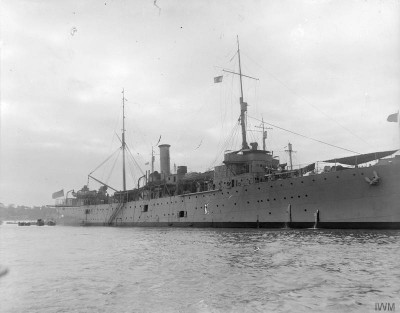Destroyer tender.