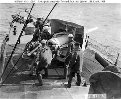Flush Deck Little forward gun