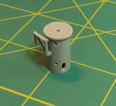 The second of the towners.  I have cleaned up the seams removed the horrible excuse for a rail and added th hatch opening.