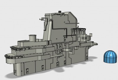 Model Monkey 1-350 USS Oriskany island 1972.b.jpg