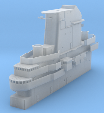 Model Monkey 1-350 USS Oriskany island 1954.e.png