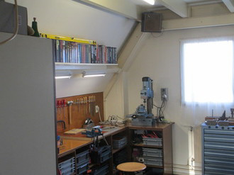 Overview workplace with mill