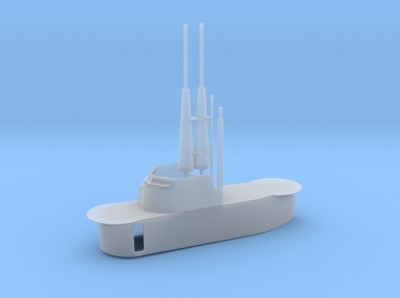 1-72 Model Monkey Balao Fairwater at 25% complete.jpg