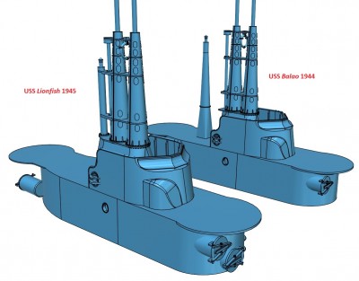 1-72 Model Monkey Balao Fairwater at 75% complete.h.jpg
