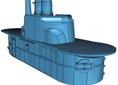 1-72 Model Monkey Balao Fairwater at 90% complete.e.jpg