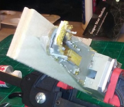 Example of the clamping process.