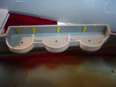The starboard forward complete, almost