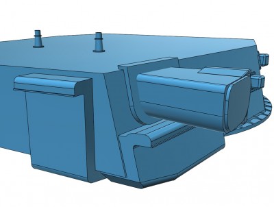 Model Monkey 16in-45 BB-55 Turret at 85% complete.c.jpg