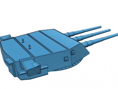 Model Monkey 16in-45 BB-55 Turret at 95% complete.c.jpg