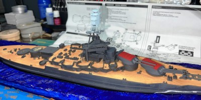 Turrets dry-fitted only
